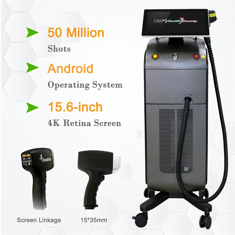 Weifang IPL ND YAG Laser Ice Platinum XL Diode Laser 755 808 1064nm Three Triple-Wave Length Laser Titanium Depilation Laser/ Hair Removal Diode Laser