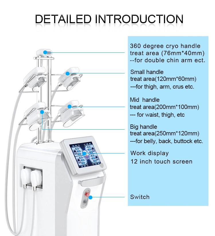 2022 Newest Cryolipolysis Beauty Machine Cool Slimming Beauty Equipment Fat Freezing