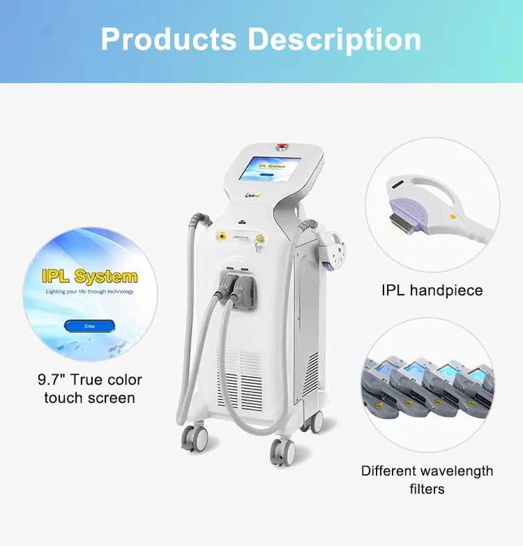 Multifunction Skin Rejuvenation Hair Removal Beauty Equipment Elight RF