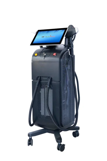 4 In1km 3 Longueur d'onde 1200W 1600W Glace Platine Titane Diode Épilation Laser Prix de la machine / Q commuté ND YAG Laser Détatouage IPL RF Machine de beauté de la peau