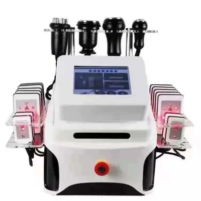 Portable 5 en 1 Lipolaser Lipocavitation Vacuum RF Radio Frequency pour le corps amincissant la réduction de la cellulite