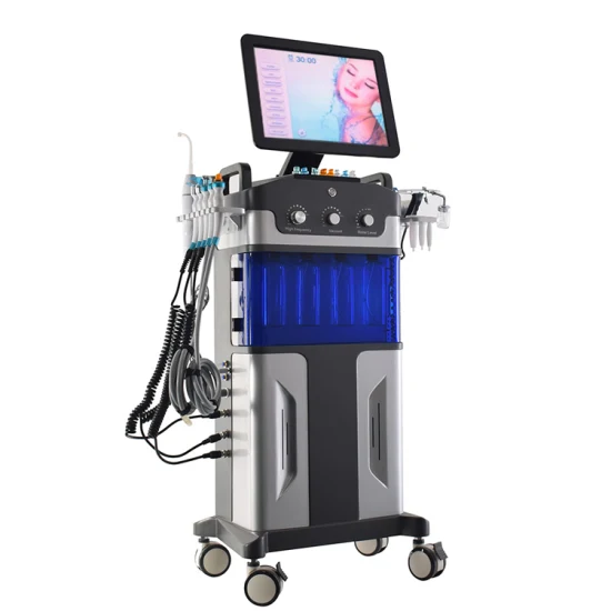 12 en 1 Multi-Fonction Hydra Faci Machine pour Hydra Faci Magic Hydra Oxygen Facial SPA System Hydro Beauty Equipment