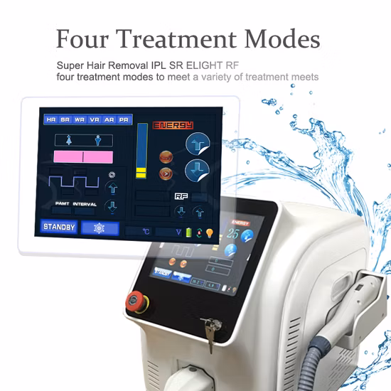 Épilation de machine de beauté de retrait vasculaire de retrait d'acné d'OPT d'IPL