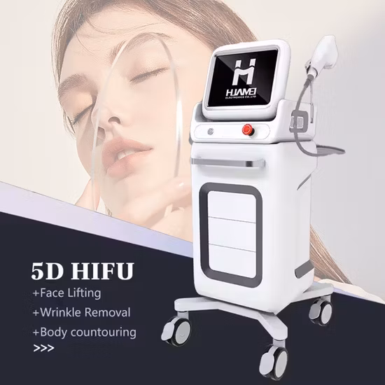 4D Hifu 12 lignes anti-rides lifting de la peau raffermissant le corps amincissant la machine de beauté hifu
