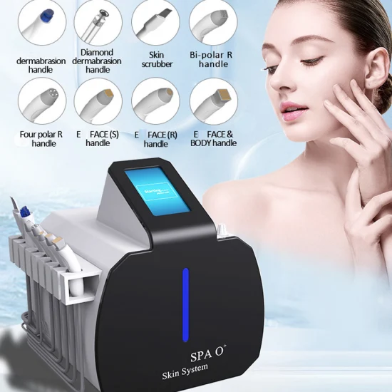 8 en 1 Beauté Hidrafacial Soins Hydra Dermabrasion Hydrofaci Multifonction Aqua Nettoyage Du Visage Hydro Microdermabrasion Machine