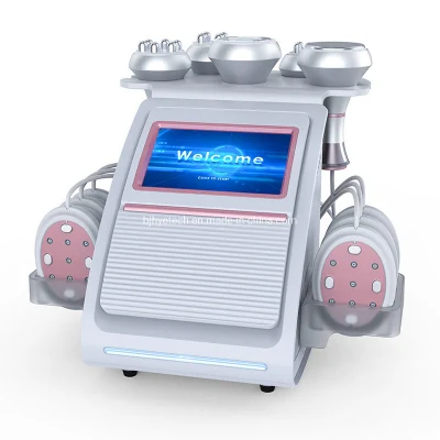 Portable Date 6 en 1 80K Cavitation Graisse Enlèvement RF Cavitation Minceur Machine 80K Lipolaser Ultrasons Perte De Poids Graisse Enlèvement Minceur Beauté